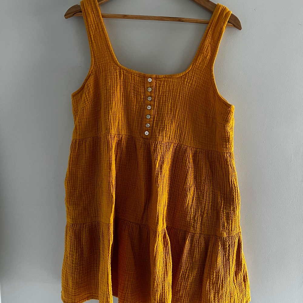 Urban Outfitters Mustard Mini Dress